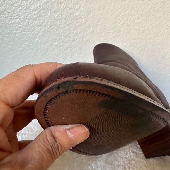 Toms Carpe Diem Ankle Boots Soft Leather Tassel Zip Back Closure Brown Sz 7 - Picture 14 of 15